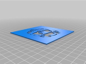 aile casque pochoir art outils personnalisé 3d print model - Mito3D