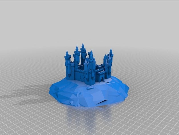 gli assi regno edifici le strutture personalizzato 3D print model - Mito3D