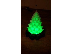 led christmas tree 3d printing decoration 3d print model - Mito3D