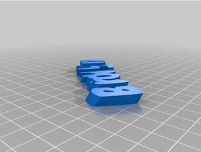 my customized iamburnystext brooklyn keyring keyfob organization 3d print model - Mito3D