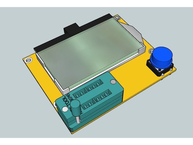 lcr-t4 esr meter modello 3d elettronica 3D print model - Mito3D