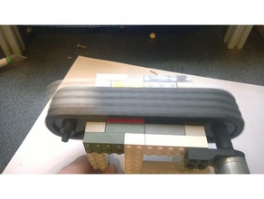 lego conveyor belt tank tread construction toys bracelet tracks 3d print model - Mito3D