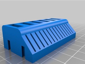 my customized usb stick sd card holder section 2 organization 3d print model - Mito3D