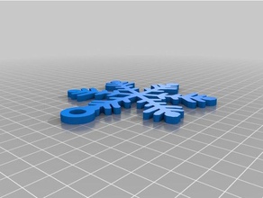 snowflake 2 art 3d print model - Mito3D
