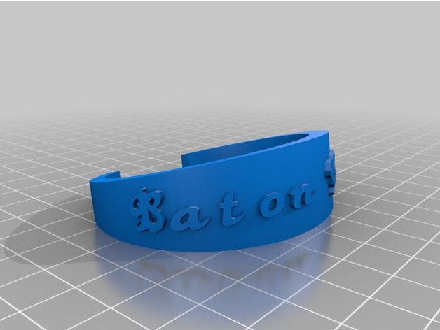 mon bracelet personnalisé bracelets 3D print model - Mito3D