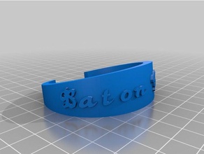 mon bracelet personnalisé bracelets 3d print model - Mito3D