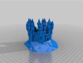 le plus grand château des bâtiments les structures personnalisé 3d print model - Mito3D