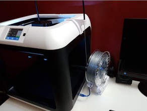 flashforge buscador de filamento guía del titular filtro 3d la impresora accesorios polvo removedor carrete 3d print model - Mito3D