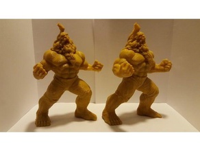 hulkvsbeardedyell sculptures remixchallenge 3d print model - Mito3D