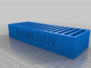 gameboy titolare della carta 3d la stampa giochi 3d print model - Mito3D