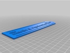 özelleştirilmiş hediye etiketi tanesi benim işaretler logoları 3d print model - Mito3D
