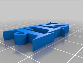 llavero de su contorno llaveros personalizado 3d print model - Mito3D