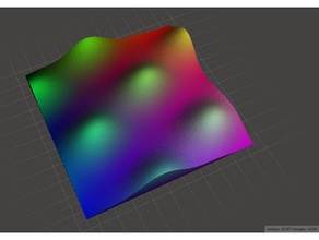 sinus tile buildings structures sinusoidal tiles 3d print model - Mito3D
