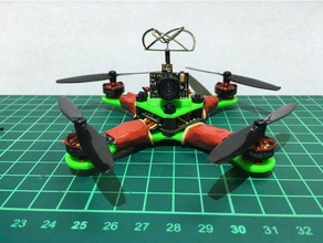 ultra léger brushless micro quad frame rc des véhicules 1103 1104 blx frsky mini piko quadricoptère quadcopter racerstar tx01 tx02 3d print model - Mito3D