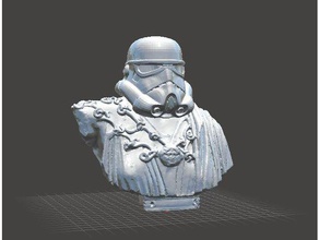 athena stormtrooper esculturas a arte engraçado remixchallenge star wars 3d print model - Mito3D