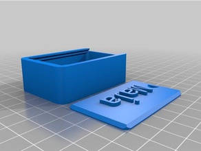 meu personalizada caixa redonda de maja contentores 3d print model - Mito3D