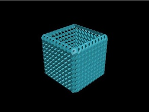voronoi kutusu kaplar 3d print model - Mito3D
