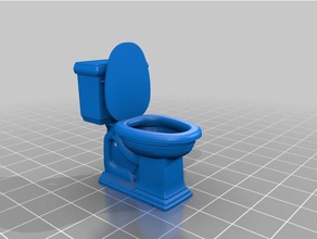 playmobil WC - Spielzeug Spiel Zubehör 3d print model - Mito3D