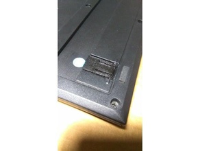 teclado logitech k120 de apoyo reemplazo partes 3d print model - Mito3D