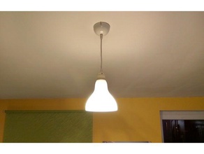 einfache Lampe Haushalt Lampenschirm led-Lampe 3d print model - Mito3D