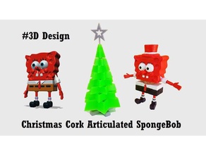 cork spongebob squarepants models 123d design 2016 3diy original 3d printing articulated articulation autodesk awesome cool new make remixchallenge subscribe youtube video 3d print model - Mito3D