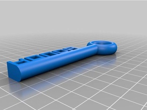 hondakey llaveros personalizado 3d print model - Mito3D