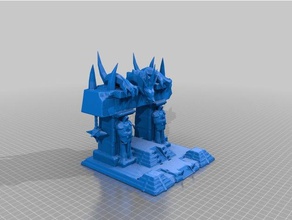 darkportal video oyunlar warcraft 3d print model - Mito3D