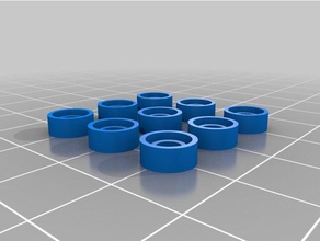 my customized customiser hotbed spring washers 3d printer parts 3d print model - Mito3D