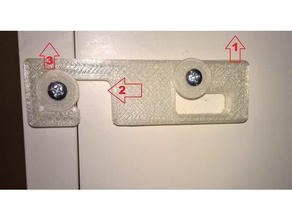 Schubladen safety lock Organisation 3d print model - Mito3D