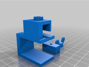 cabo do mouse secretária grampo computador 3d print model - Mito3D
