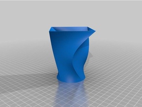 test thickness 08 mm 3d printing tests anet a6 print vase 3d print model - Mito3D