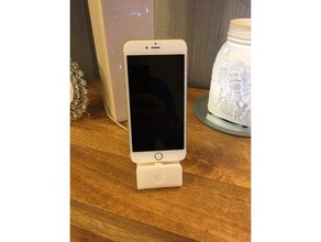 iphone lightning dock chargeur mobile 3d print model - Mito3D