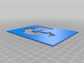 leia pochoir art outils personnalisé 3d print model - Mito3D