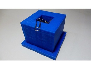 paperclip box magnetic office dispenser 3d print model - Mito3D