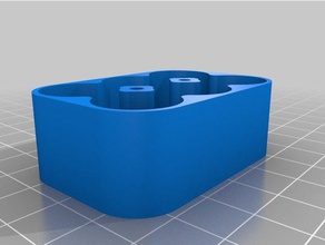 cr123 17d1 6 hole containers customized 3d print model - Mito3D