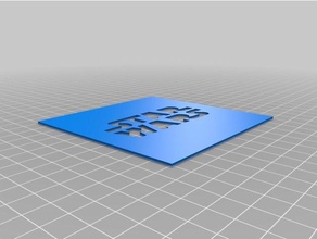 star wars pochoir art outils personnalisé 3d print model - Mito3D