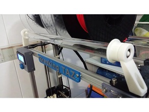 yashft oui un autre support de bobine taz 3d l'imprimante accessoires filament lulzbot 3d print model - Mito3D