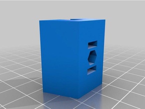 gt2 belt clamp prusa y-axis 3d printer parts clip 3d print model - Mito3D