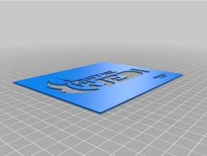 jedi-Schablone Kunst tools angepasst 3d print model - Mito3D