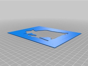 yoda 2 pochoir art outils personnalisé 3d print model - Mito3D