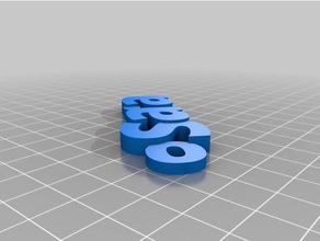 mi llavero personalizado sara organización 3d print model - Mito3D