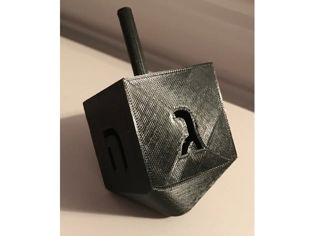 dreidel los juguetes juegos 3D print model - Mito3D