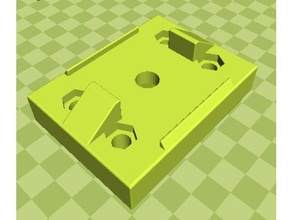 plaque de montage rotacaster 48mm omniwheel 3d l'impression 3d print model - Mito3D