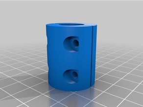 acoplamento deslizante de eixo 12 mm haste 3d a impressora partes personalizado 3d print model - Mito3D