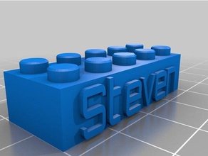 steven costruzione i giocattoli personalizzato 3d print model - Mito3D