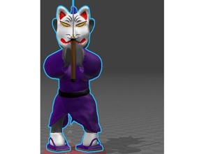 kabuki anthracks heykeller yazılım Midilli ponyoc 3d print model - Mito3D