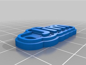jim tag Anahtarlık özelleştirilmiş 3d print model - Mito3D