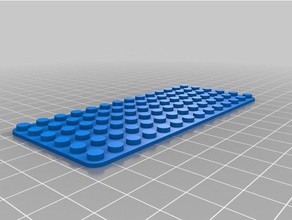 6 x 14 placa base lego compatible con ladrillo juguetes de construcción personalizado 3d print model - Mito3D