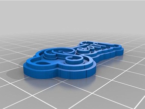 pearl-tag Schlüsselanhänger angepasst 3d print model - Mito3D