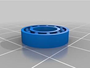 Lager 17mm od 9mm id 4mm andere angepasst 3d print model - Mito3D